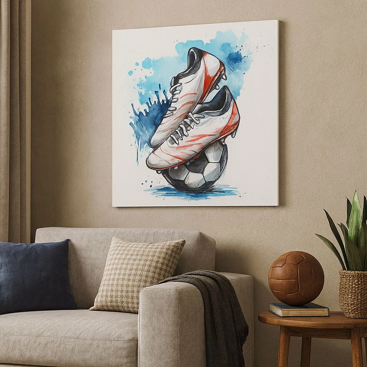 Vászonkép - Svájci szellemiség - 30x30 cm