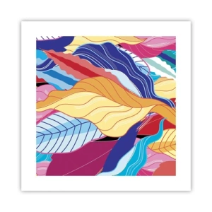 Poszter - Színes rendetlenség - 40x40 cm