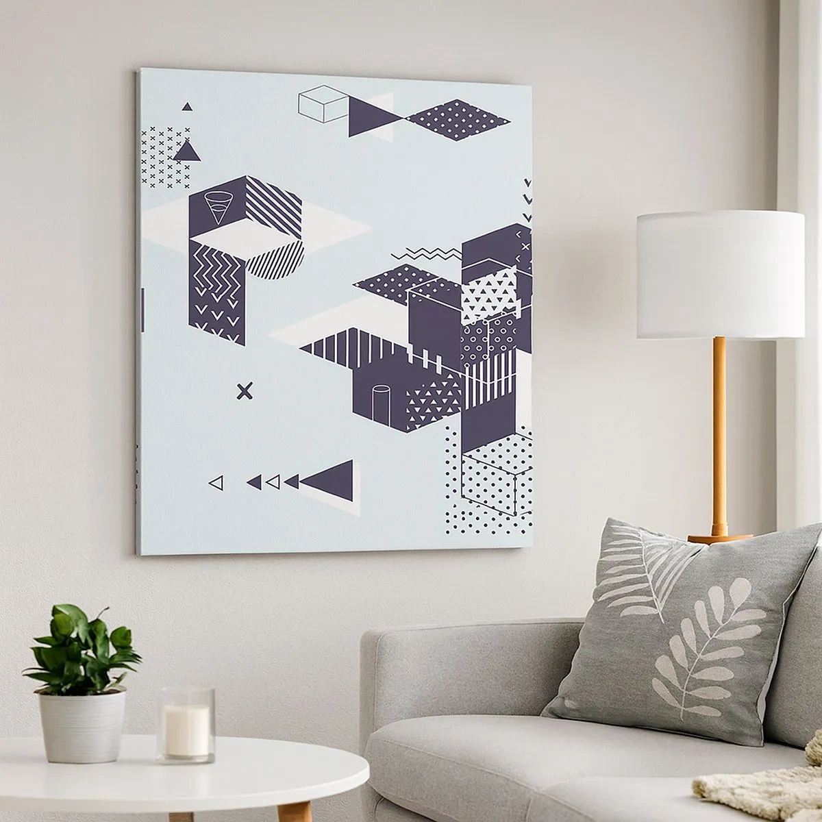 Vászonkép - Lélekben a matematika - 30x30 cm