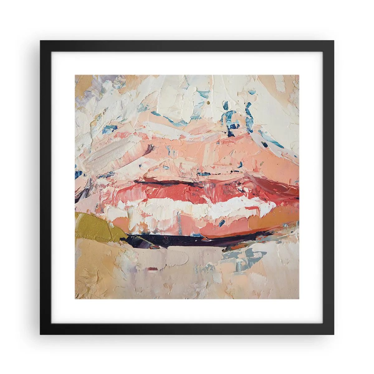 Poszter fehér keretben - Felébreszti az érzékeket - 40x40 cm