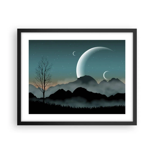 Poszter fehér keretben - Csillagos éj karneválja - 50x40 cm