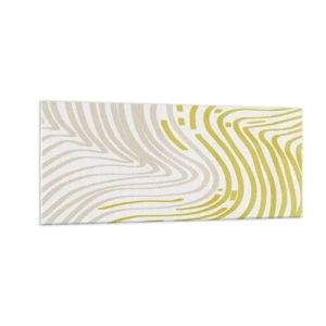 Üveg kép - Kompozíció szelíd kanyarral - 100x40 cm
