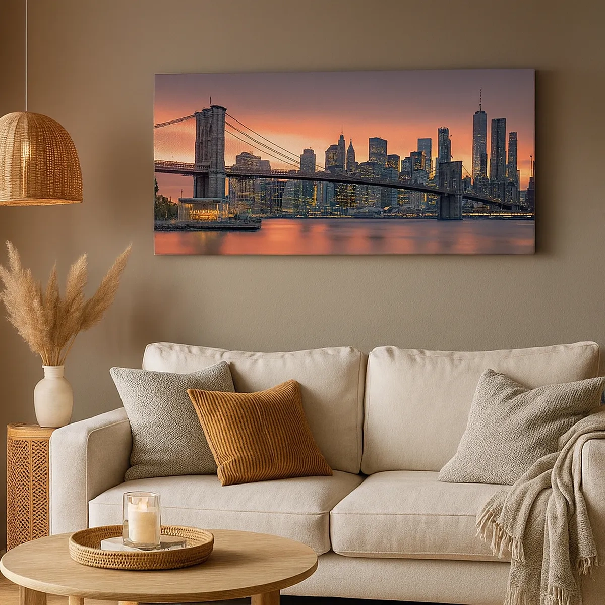 Vászonkép - Lila csendbe merülve - 30x30 cm