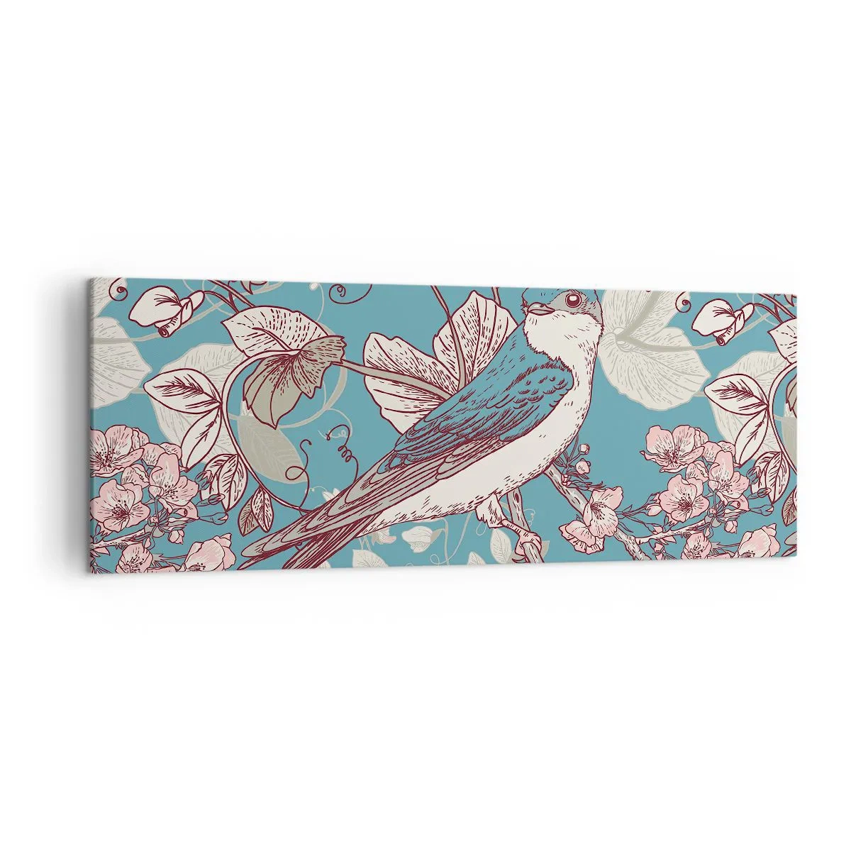 Vászonkép - A vörös és ezüst tűlevelűben - 140x50 cm