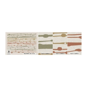 Fotótapéta Minta Standard Eco - Zenei színjegyzetelés - Minimalizmus, Pasztell, Darab - 100x30 cm