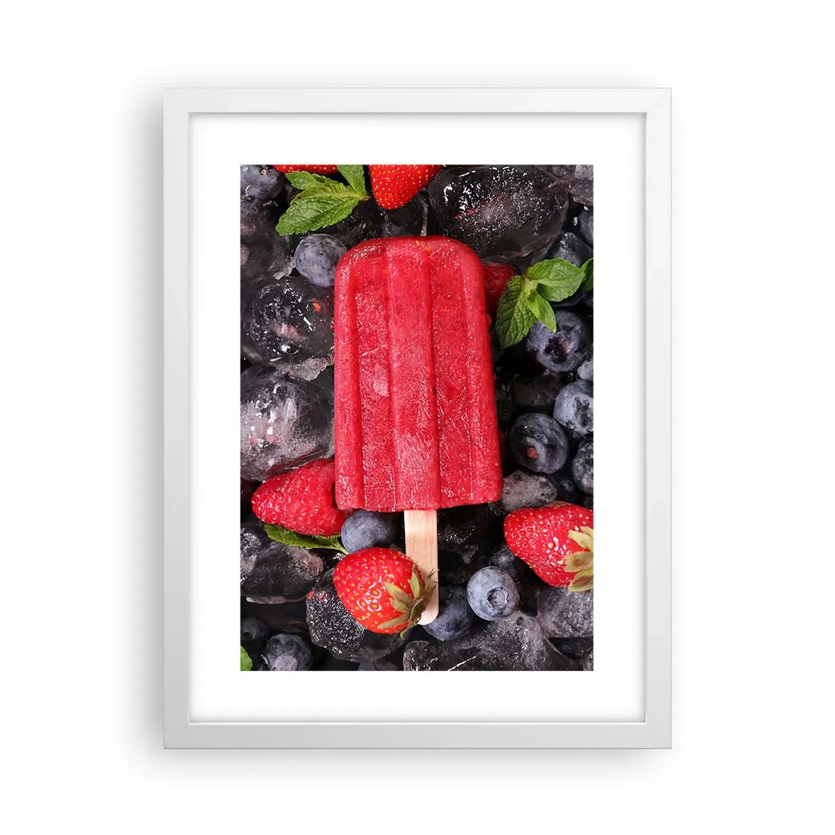 Poszter fekete keretben - A forró nyár íze - 30x40 cm