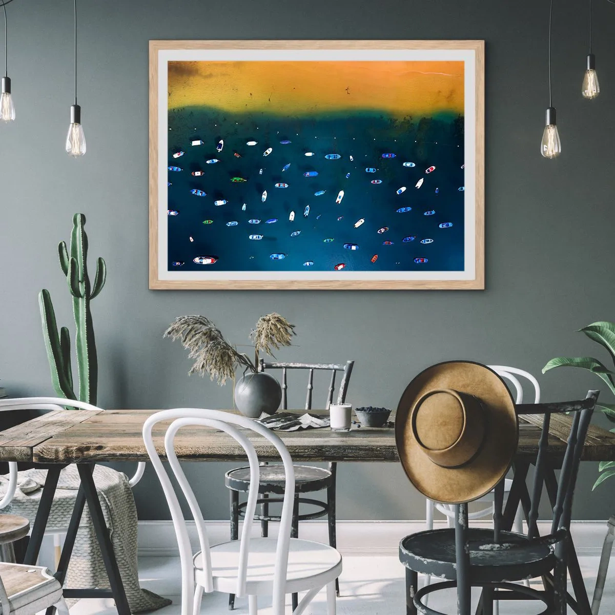 Poszter világos tölgy keretben - Egy ünnepi játék - 91x61 cm