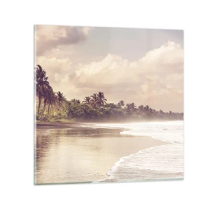 Üveg kép - A hullámok simogatása - 30x30 cm