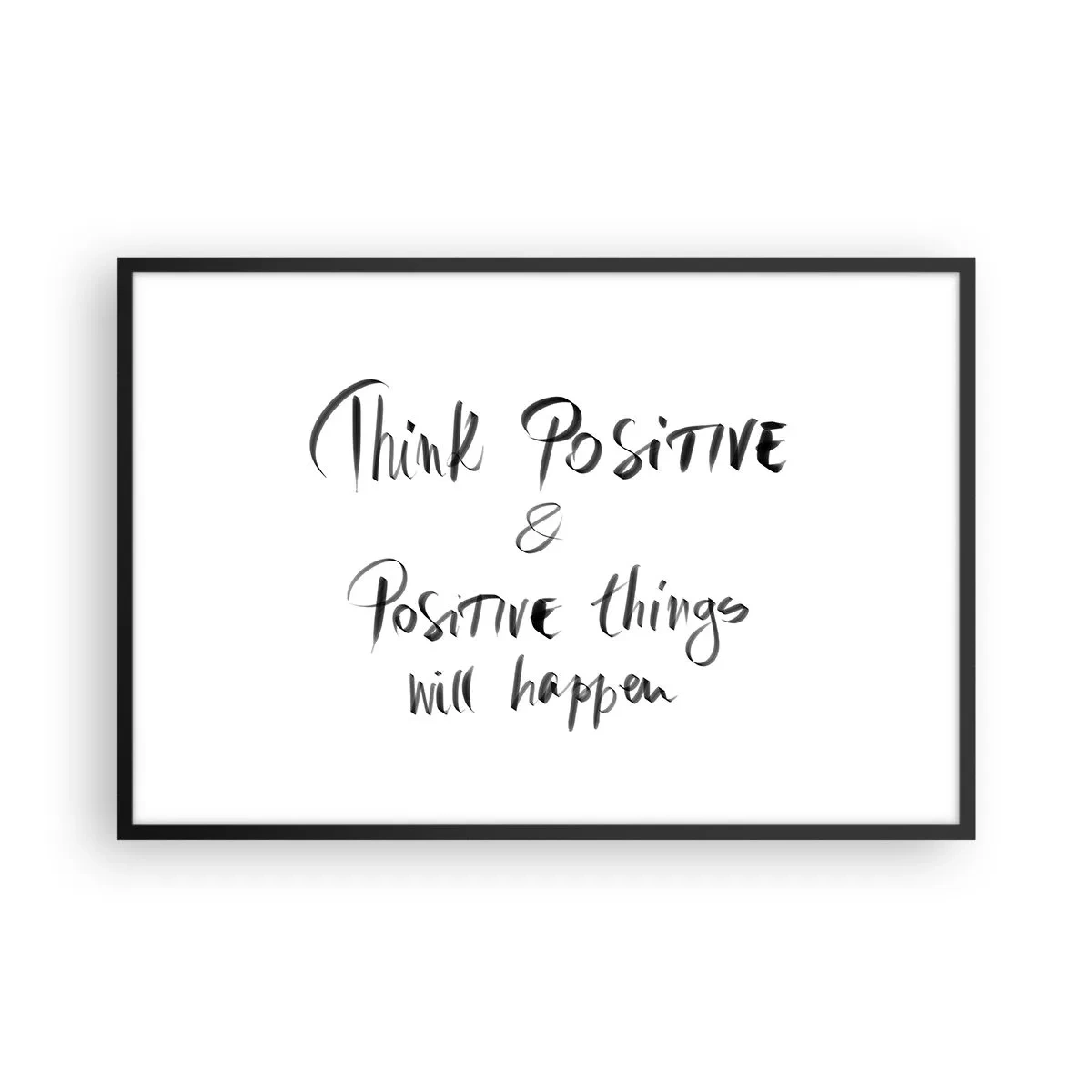 Poszter fehér keretben - Hogyan élj? - 91x61 cm