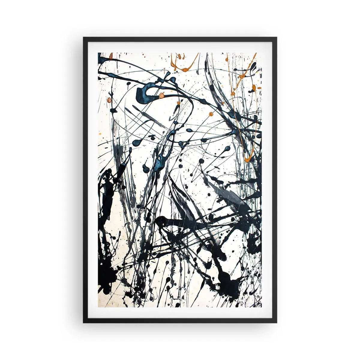 Poszter fehér keretben - Expresszionista absztrakció - 61x91 cm