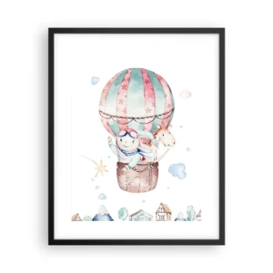 Poszter fehér keretben - Nemsokára visszajövünk! - 40x50 cm