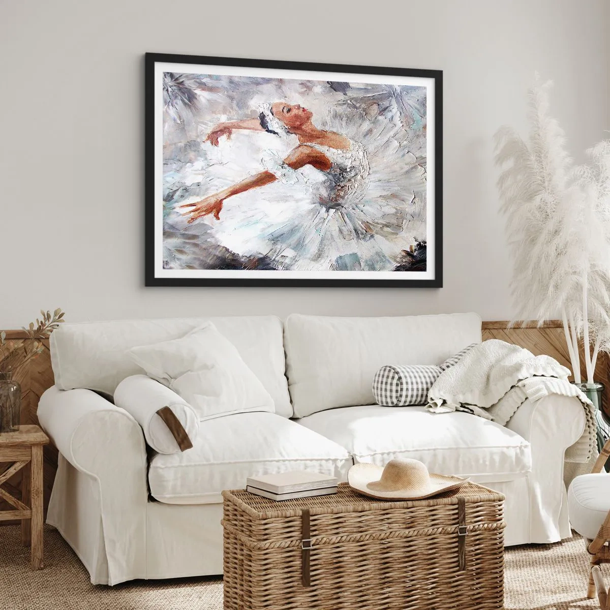 Poszter fehér keretben - Finom és könnyű, mint a tüll - 50x40 cm