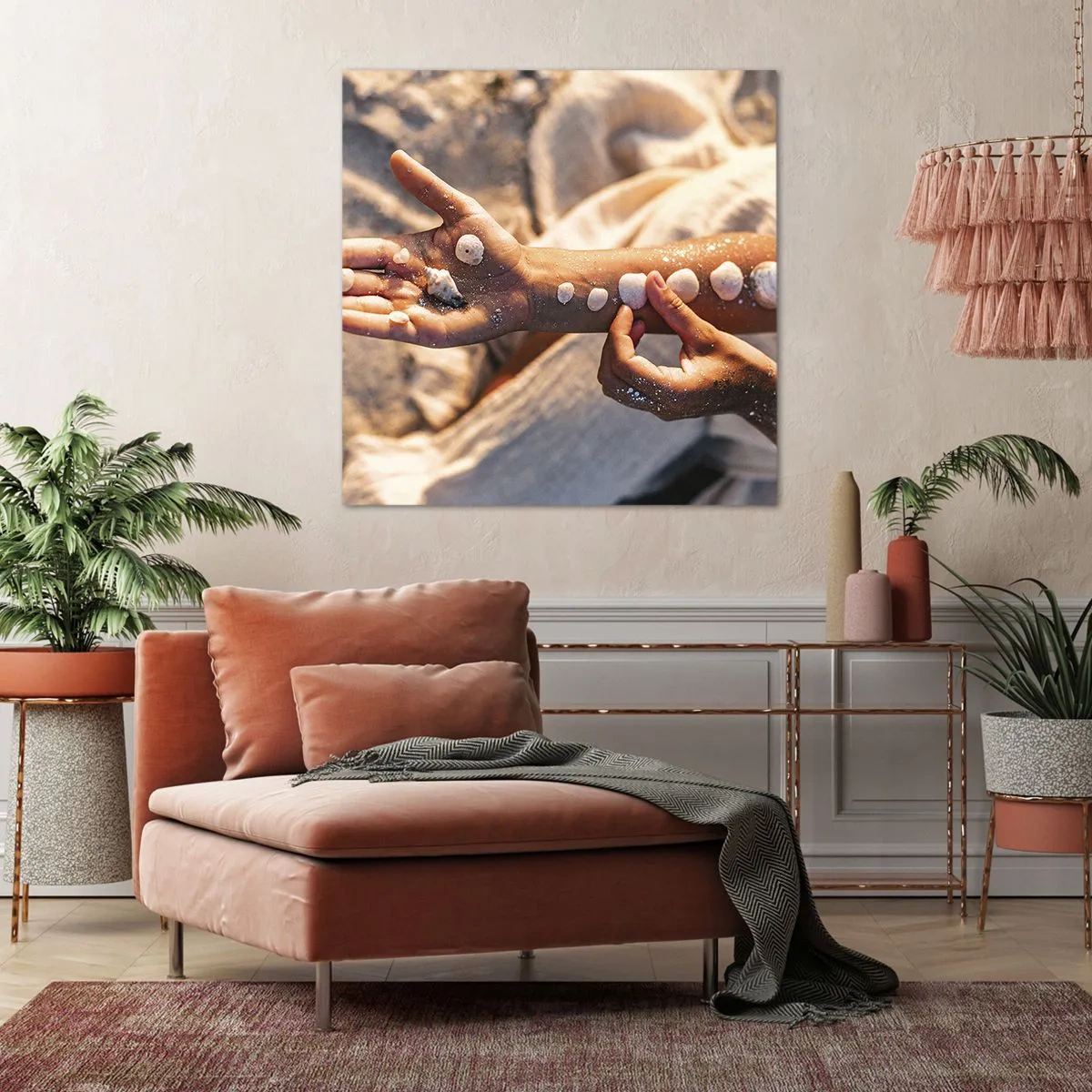 Vászonkép - Szépség egy karnyújtásnyira - 70x70 cm