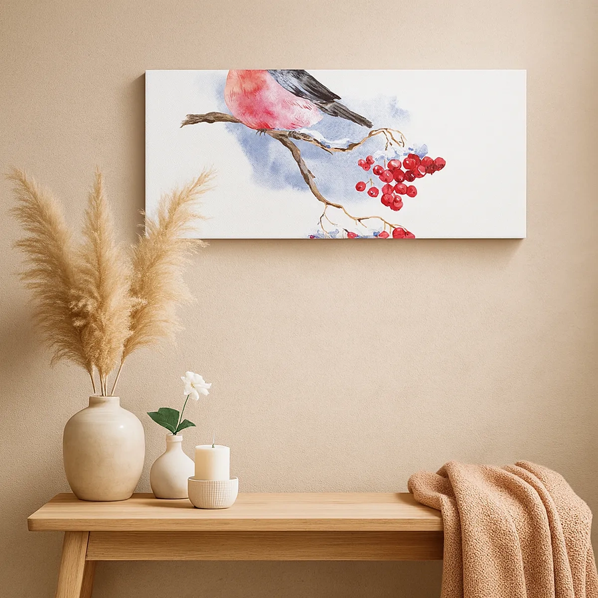 Vászonkép - Téli színben - 30x30 cm