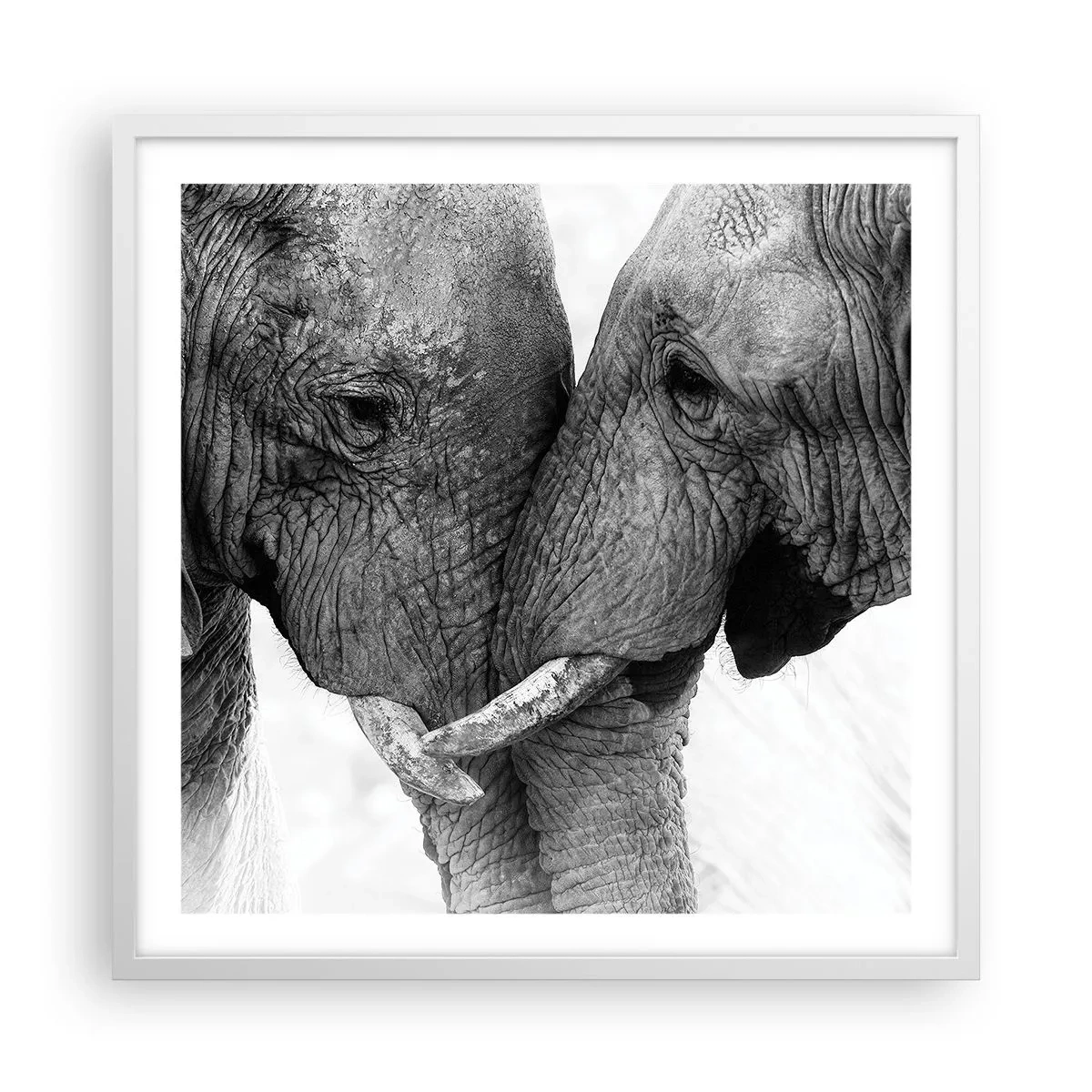 Poszter fekete keretben - Szívélyes vallomás - 60x60 cm