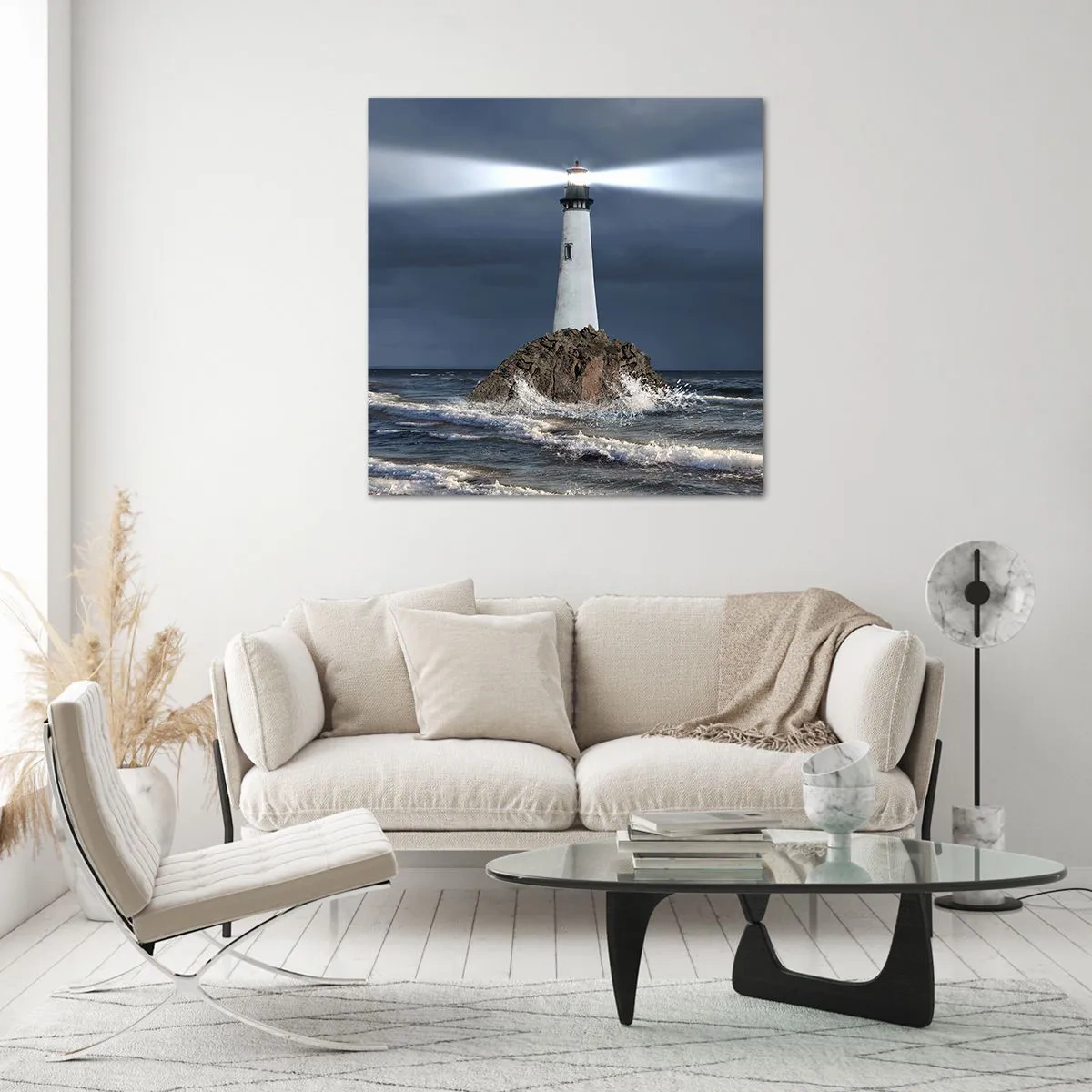 Üveg kép - Ide…ide…itt! - 70x70 cm