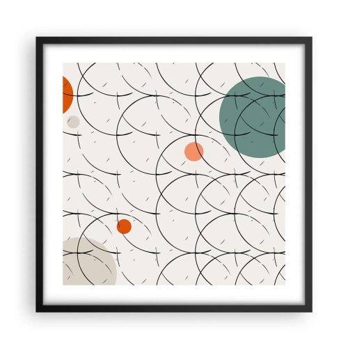 Poszter fehér keretben - A pop-art szellemében - 50x50 cm