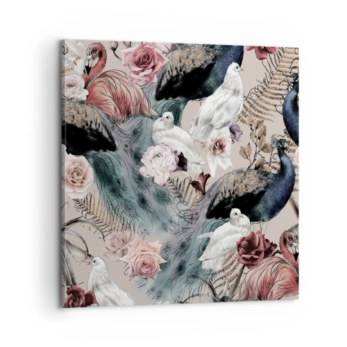 Vászonkép - A palota kertjében - 60x60 cm