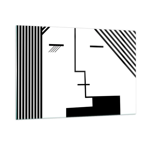 Üveg kép - Egyszerűen egy csók - 120x80 cm