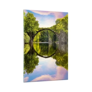 Üveg kép - A két világ találkozásánál - 80x120 cm
