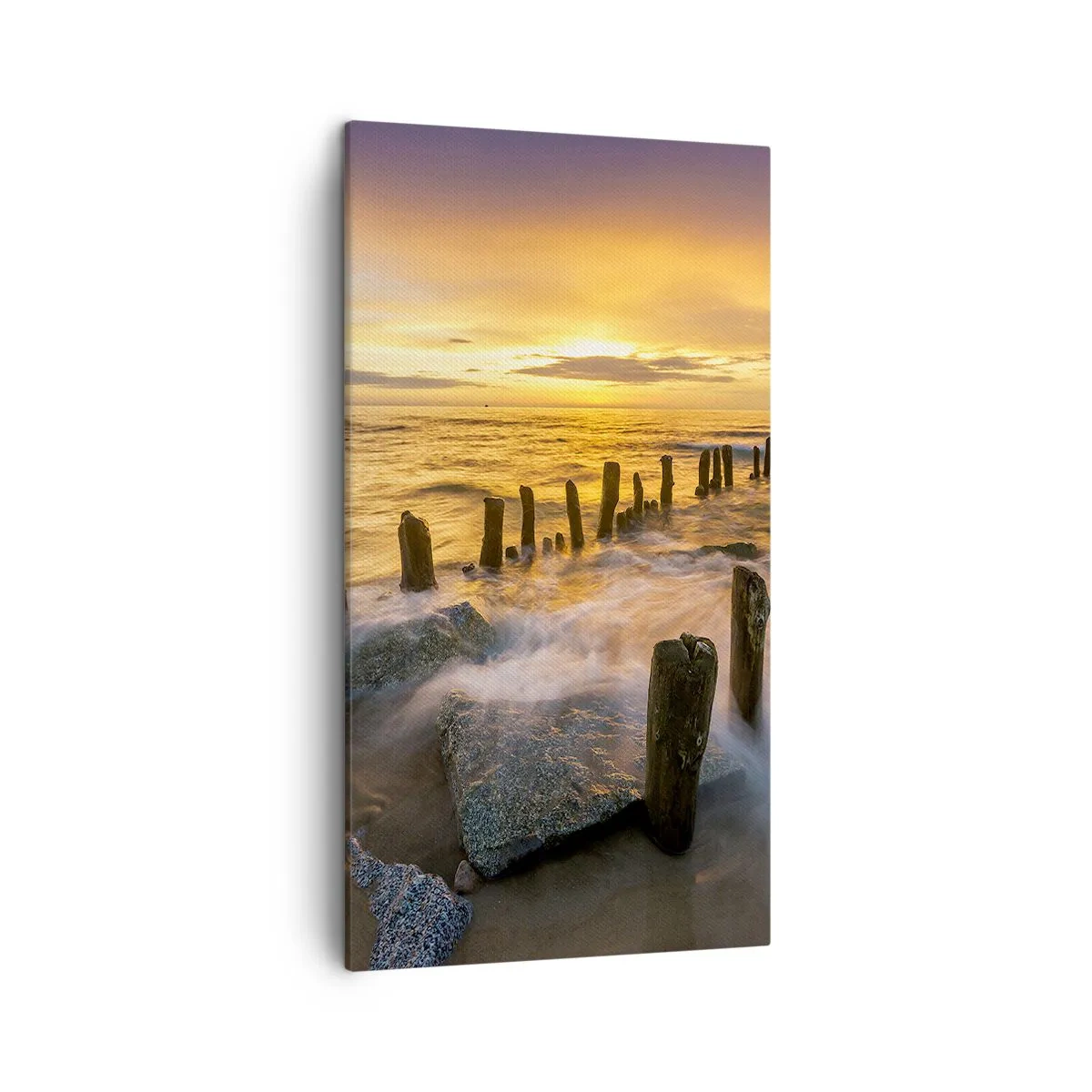 Vászonkép - A Balti-tenger nyers szépsége - 45x80 cm