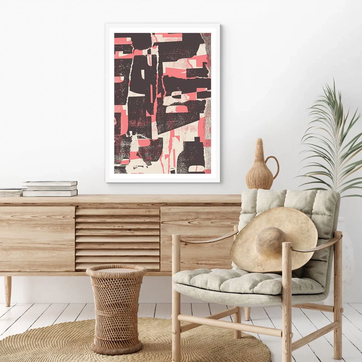 Poszter fekete keretben - Minden nyüzsgés és nyüzsgés - 50x70 cm