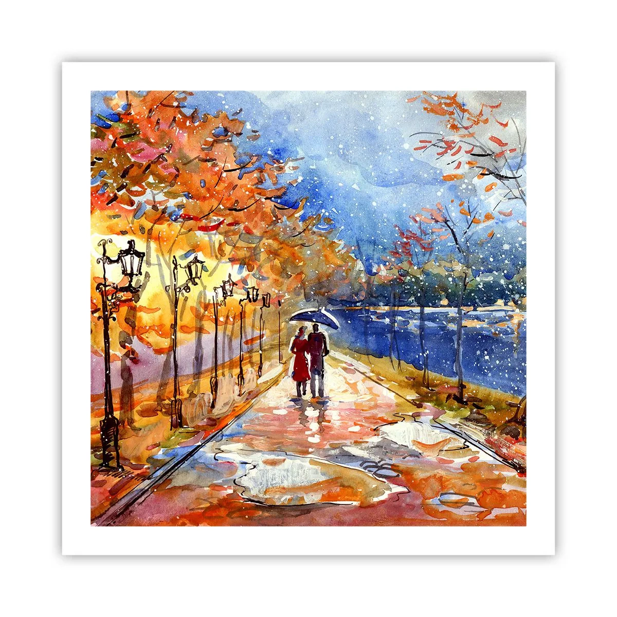 Poszter - Együtt az idő határáig - 60x60 cm