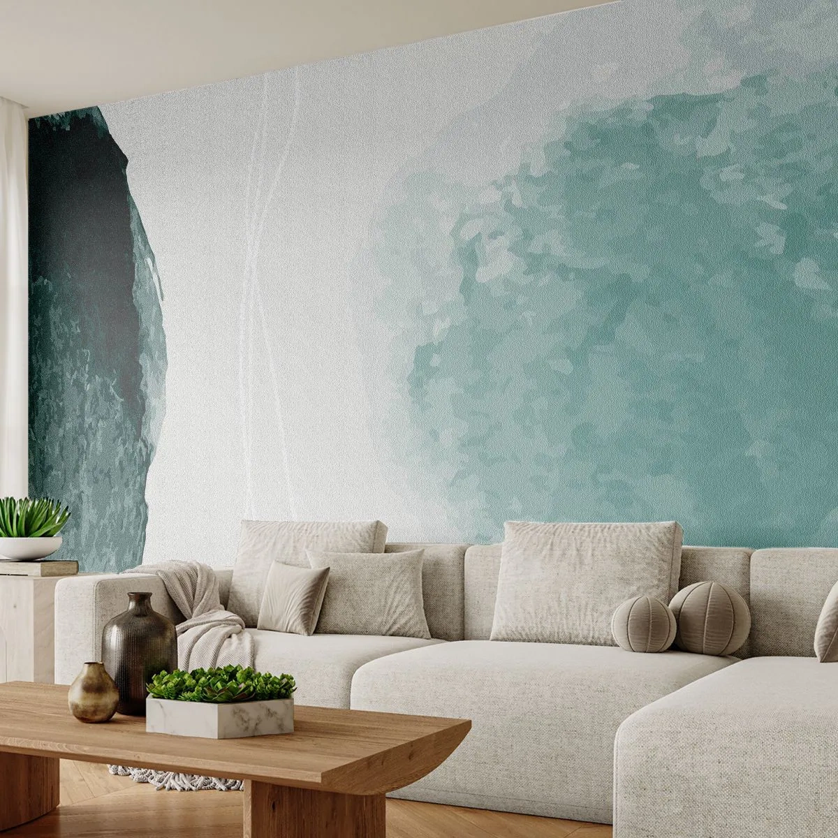 Fotótapéta Standard Eco - Találkozás a köddel - Modern, Minimalista, Absztrakció - 400x280 cm