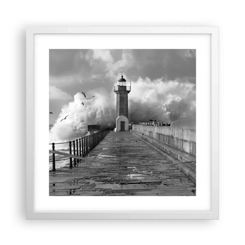 Poszter fekete keretben - Rettenthetetlen - 40x40 cm