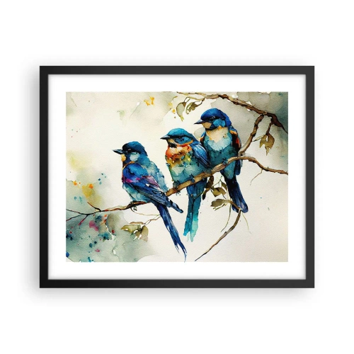 Poszter fehér keretben - Megsértődött? - 50x40 cm