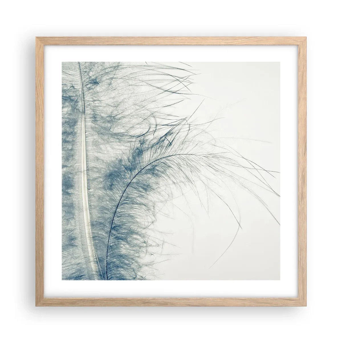 Poszter világos tölgy keretben - A természet suttogása - 50x50 cm