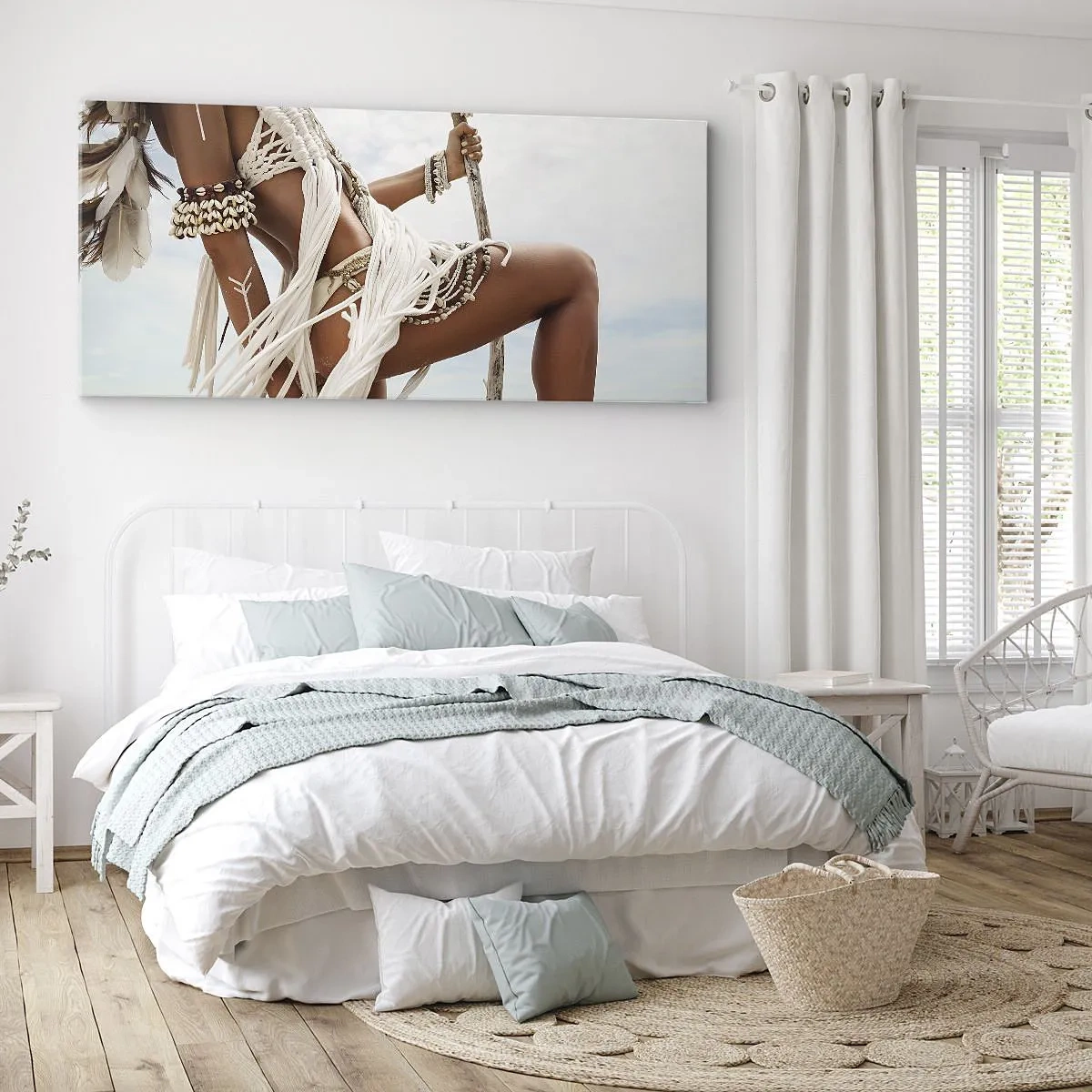 Vászonkép - A nap papnője - 100x40 cm