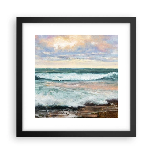 Poszter fehér keretben - Itt kisimítod a lelked - 30x30 cm