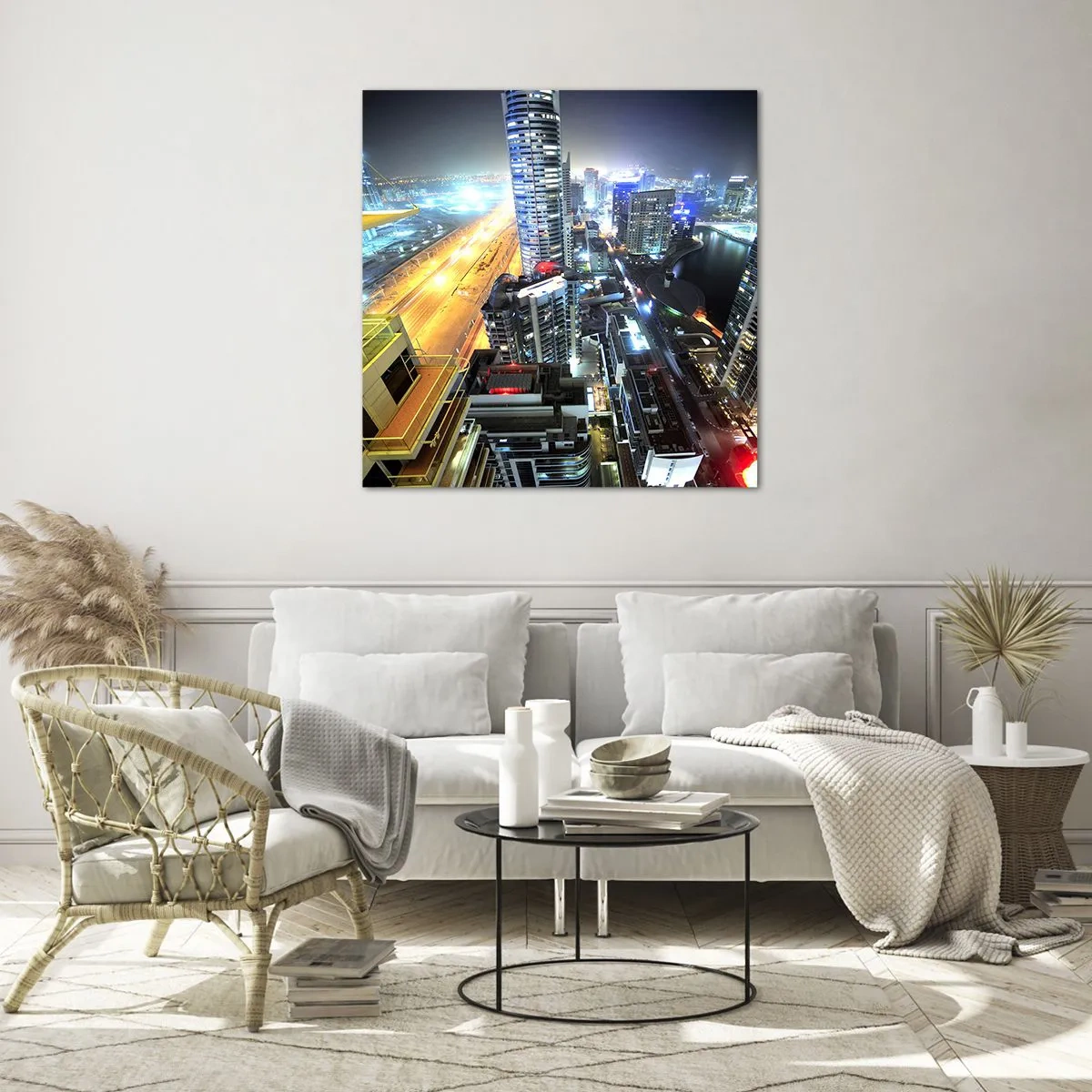 Üveg kép - Csoda a sivatagban - 70x70 cm