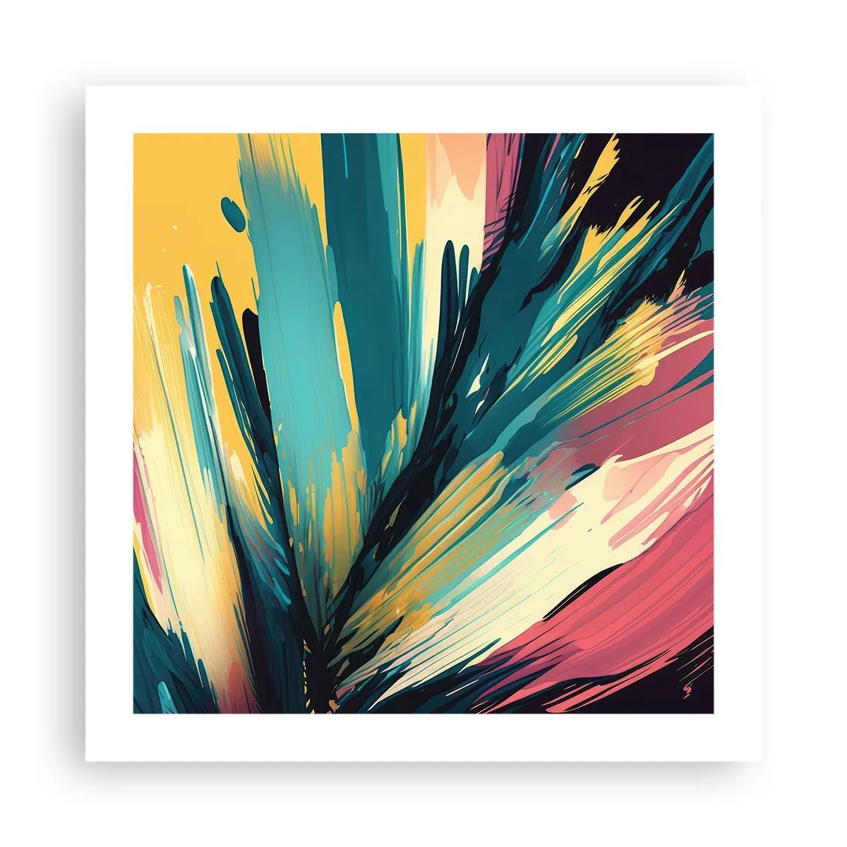 Poszter - Kompozíció - az öröm robbanása - 50x50 cm