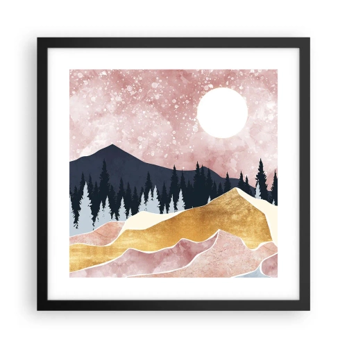 Poszter fehér keretben - Éjjeli őrség - 40x40 cm