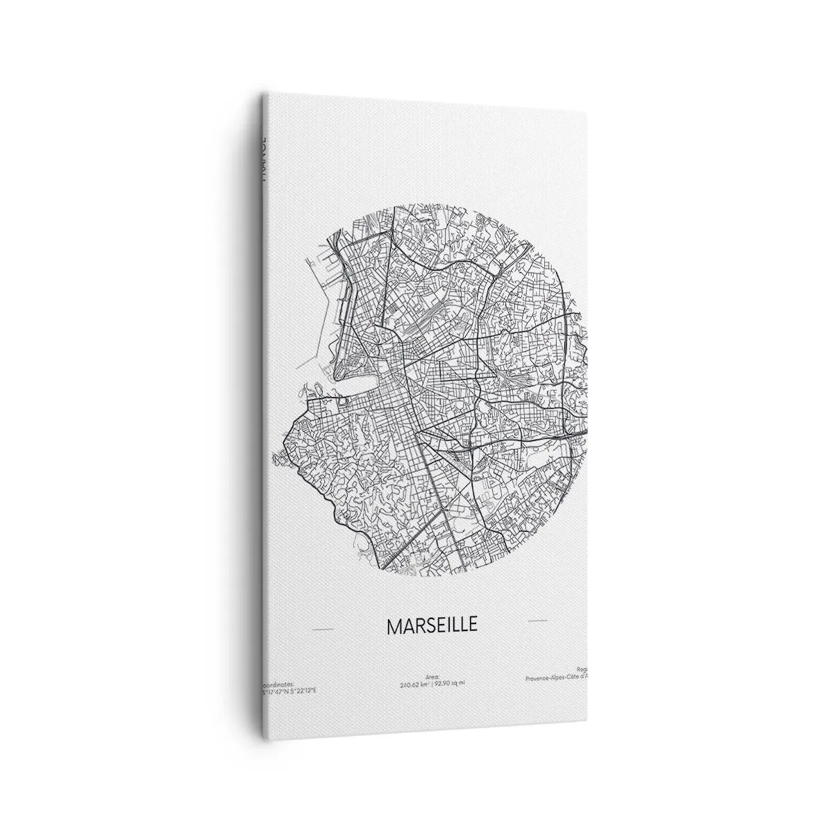 Vászonkép - Marseille anatómiája - 45x80 cm