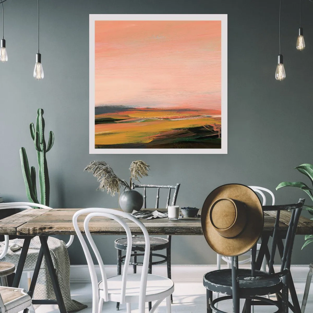 Poszter - Rózsaszínben - 50x50 cm