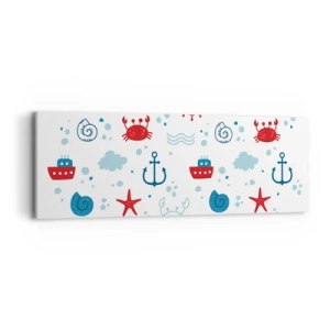 Vászonkép - Tengeri mese - 90x30 cm