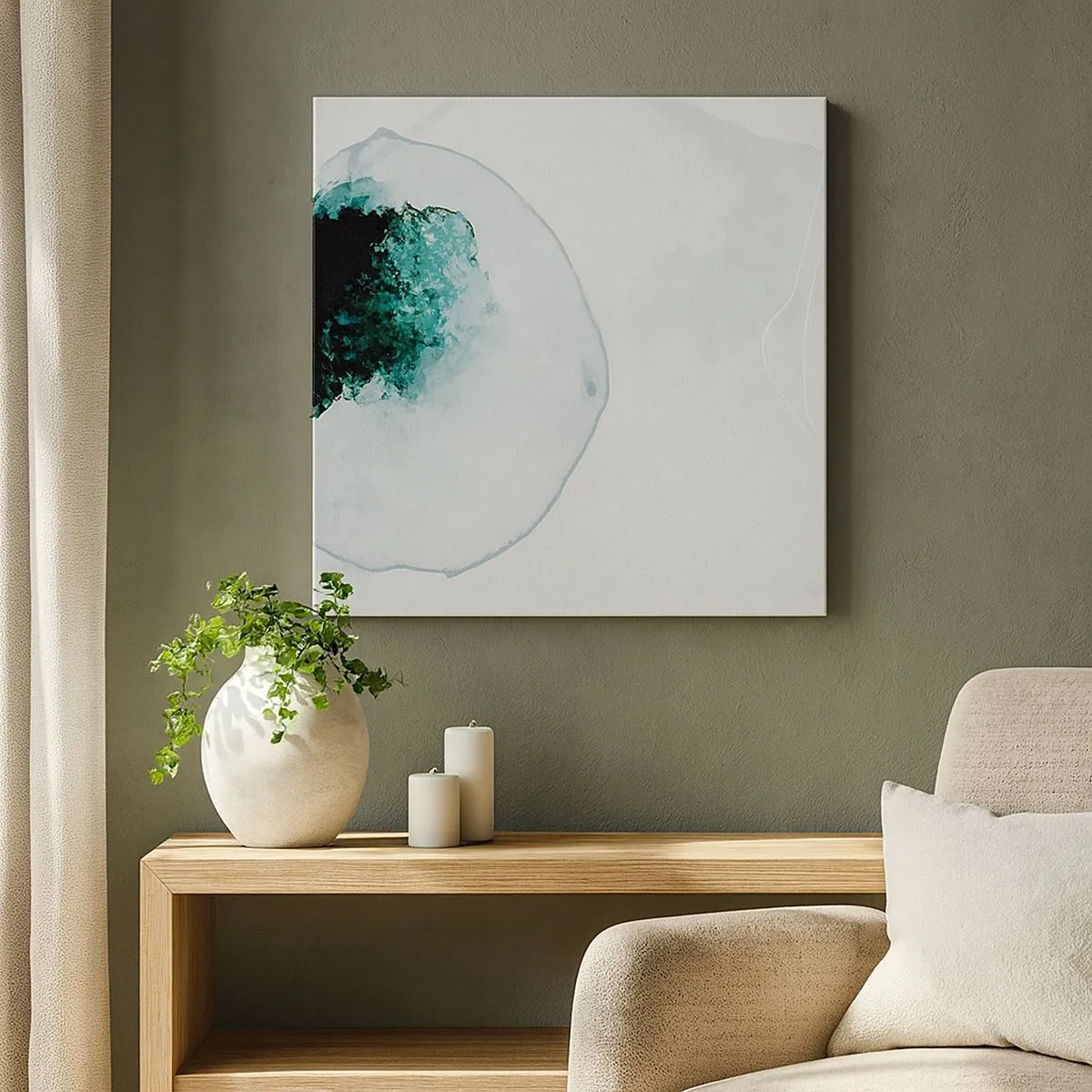 Vászonkép - Egy vízcseppben - 30x30 cm