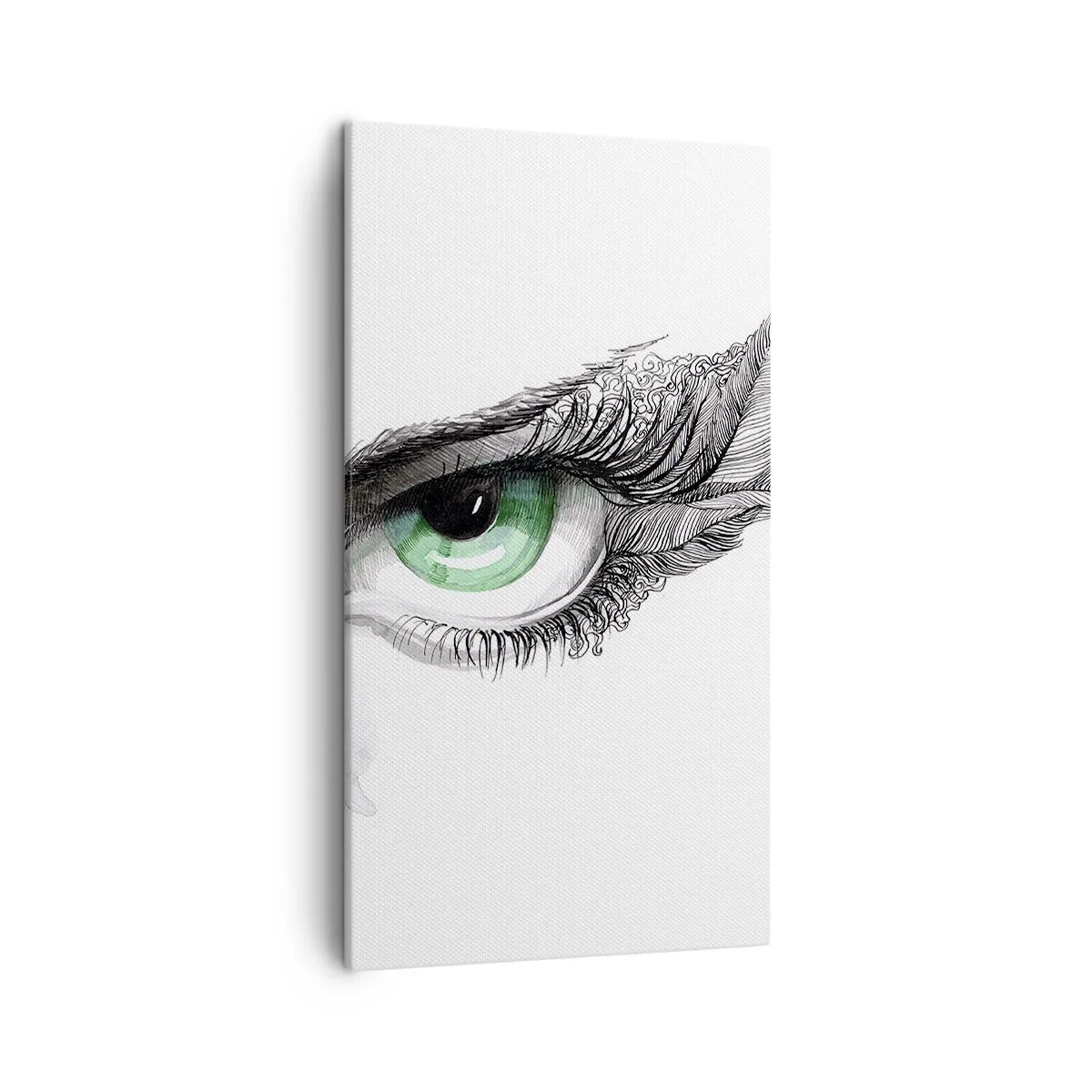 Vászonkép - Gyönyörű és támadásra kész - 45x80 cm