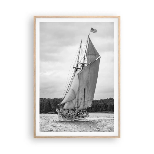 Poszter világos tölgy keretben - A szél testvérei - 70x100 cm