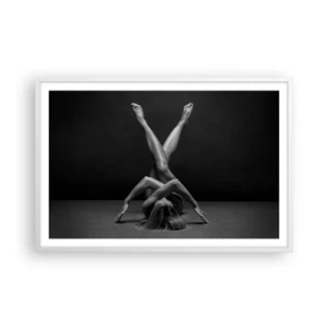 Poszter fekete keretben - A meztelenség geometriája - 91x61 cm