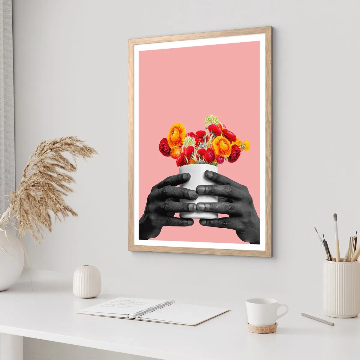 Poszter világos tölgy keretben - Az élet apoteózisa - 40x50 cm