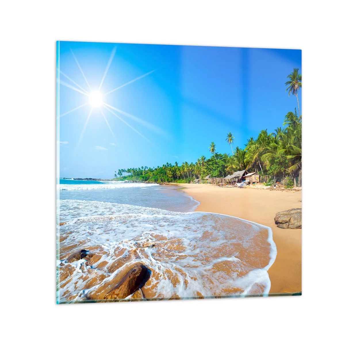Üveg kép - Egy egzotikus hely a számodra - 50x50 cm