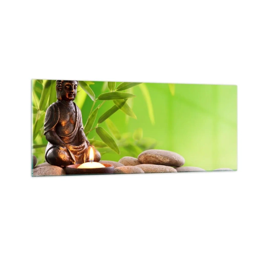 Üveg kép - Az élet gyönyörű - 100x40 cm