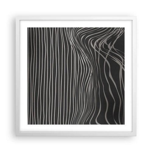 Poszter fekete keretben - Ritmus és akcentus - 50x50 cm