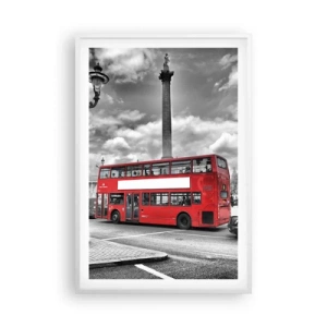 Poszter fekete keretben - A város igazi vérkeringése - 61x91 cm