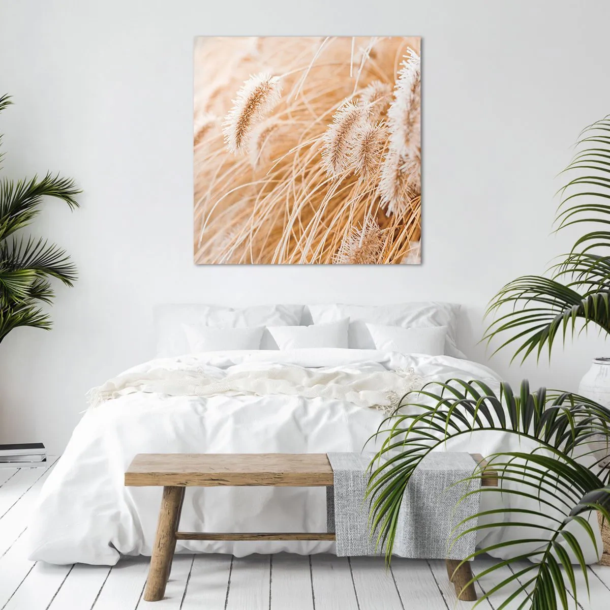 Vászonkép - A fű arany susogása - 70x70 cm