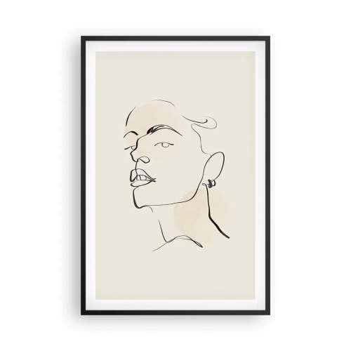 Poszter fehér keretben - Büszke tekintet - 61x91 cm